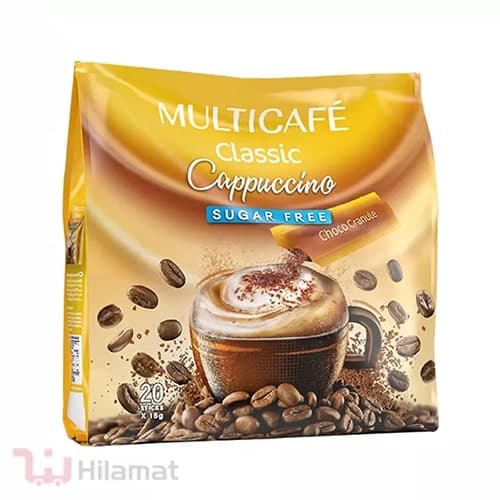 کاپوچینو بدون شکر مولتی کافه- 20 عددی — تصویر ۳