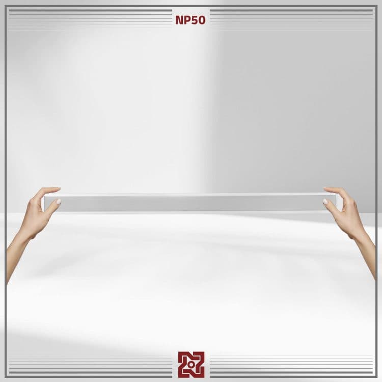 لیان NP50-B – چراغ خطی توکار – عرض 5.5 – لومن 4000 – بدنه مشکی — تصویر ۶