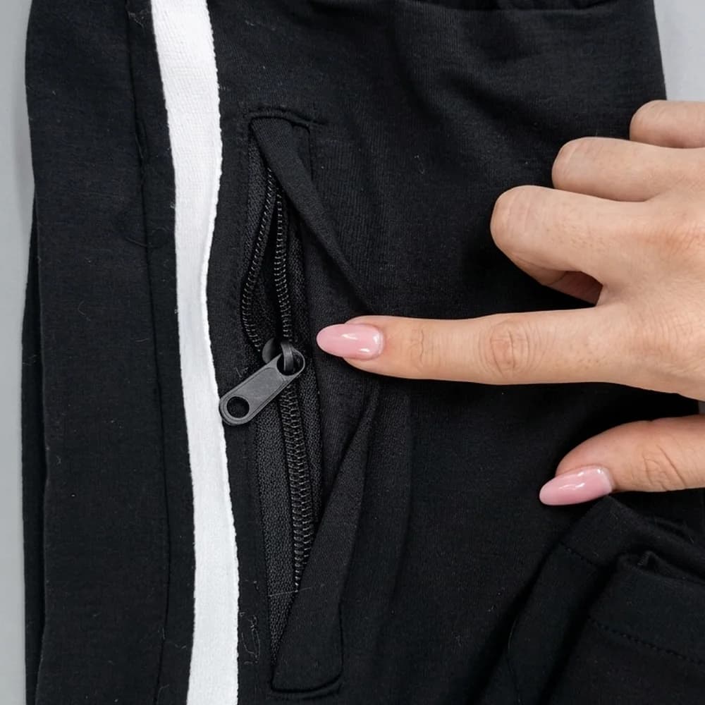 شلوار اسلش بچگانه قواره بگ سایز 80 تا 90 طرح BALENCIAGA — تصویر ۵