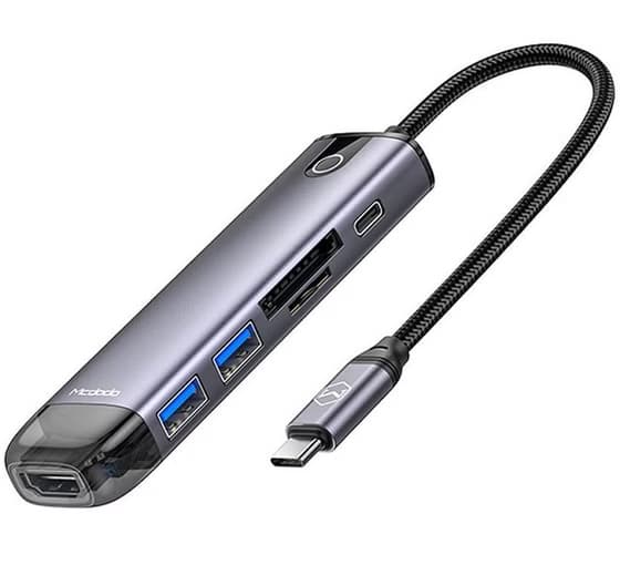 هاب ۶ پورت USB-C مک دودو مدل HU-7740 — تصویر ۲