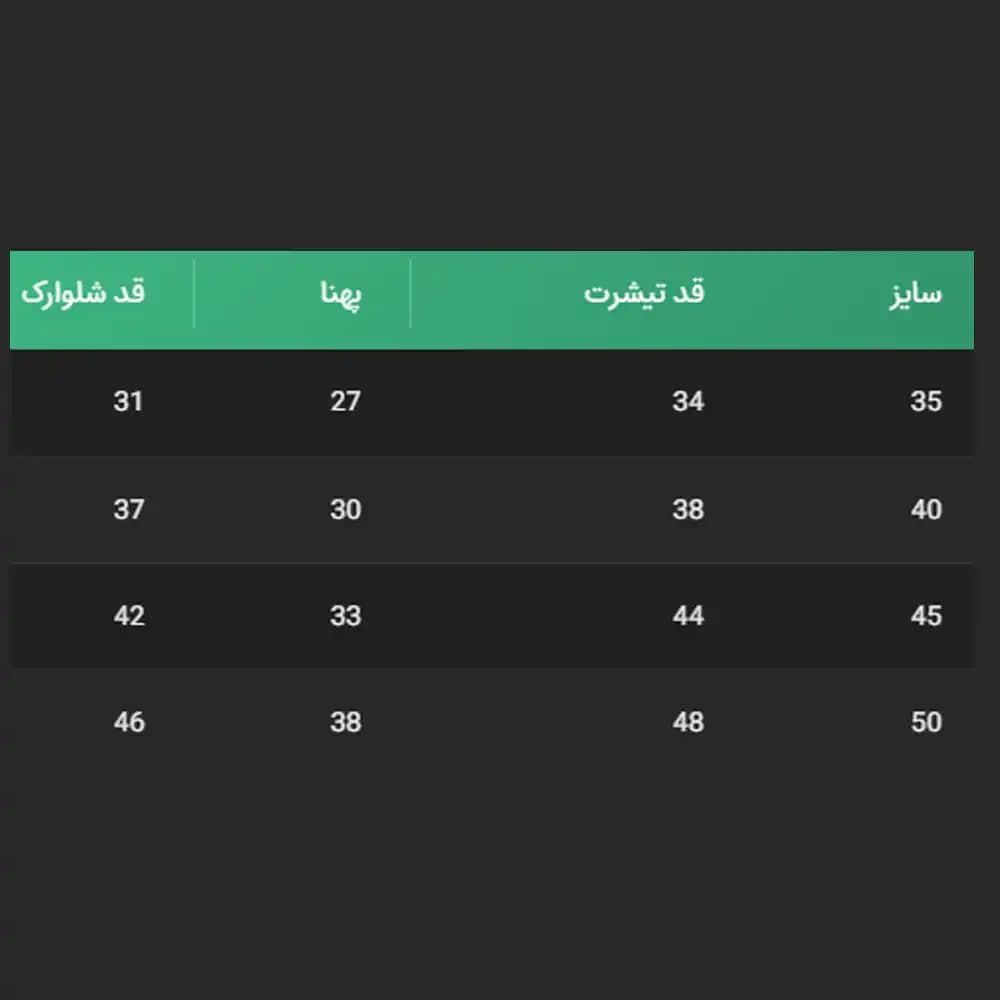 ست تیشرت شلوارک دخترانه مدل گل برجسته مشکی سایز 35,40,45,50 — تصویر ۷