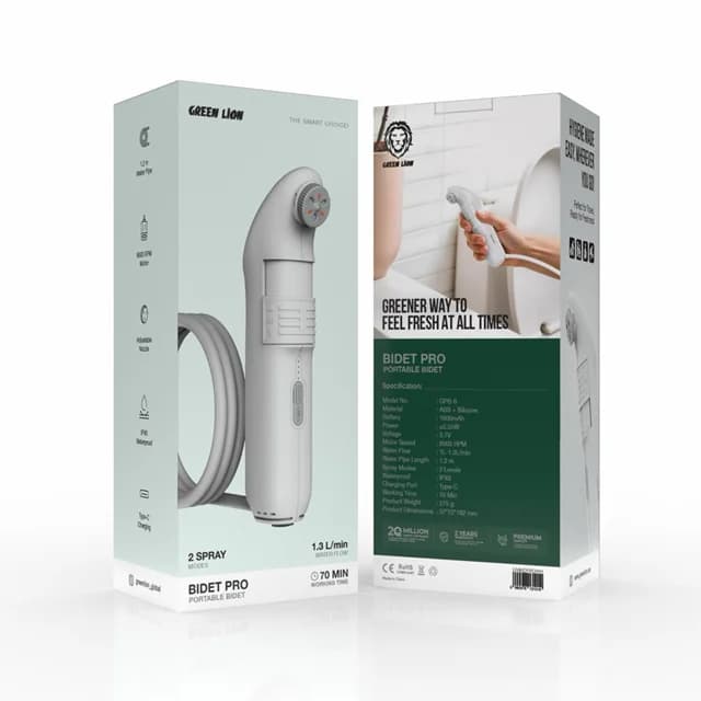 دوش مسافرتی شارژی گرین لاین مدل pro