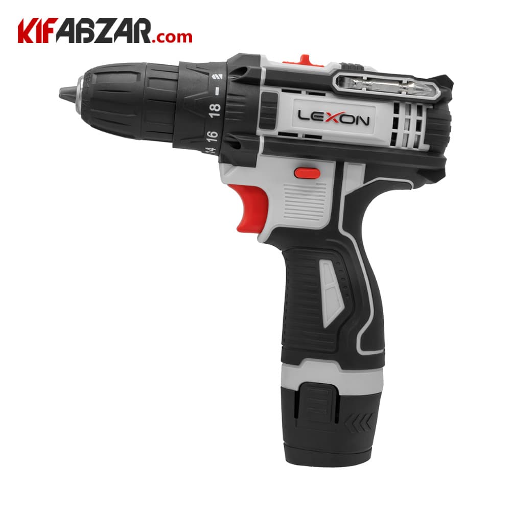 دریل پیچ گوشتی شارژی 12 ولت لکسون مدل LE-3701 — تصویر ۶