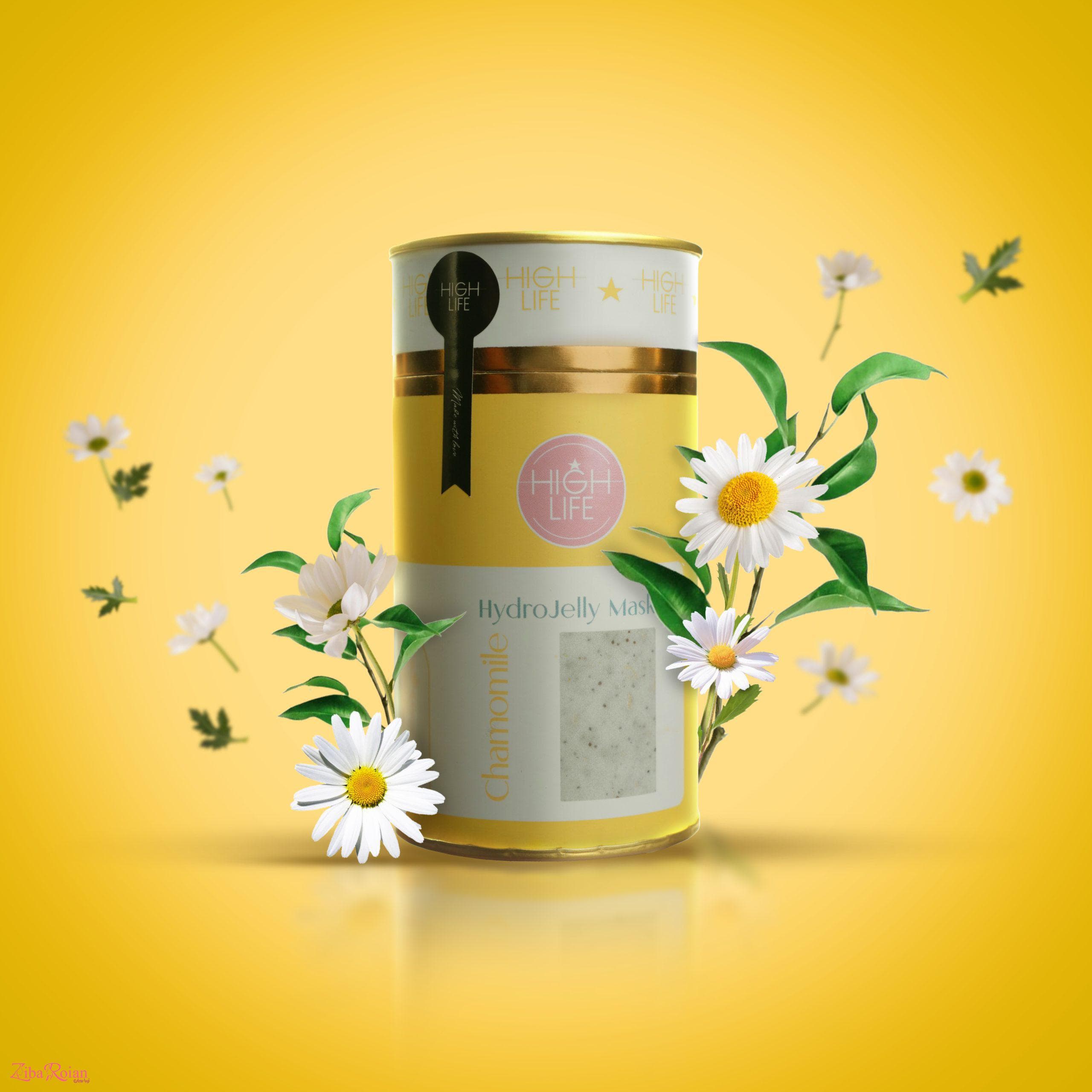 ماسک هیدروژلی ضد لک عصاره گل بابونه هایلایف HIGH LIFE — تصویر ۳