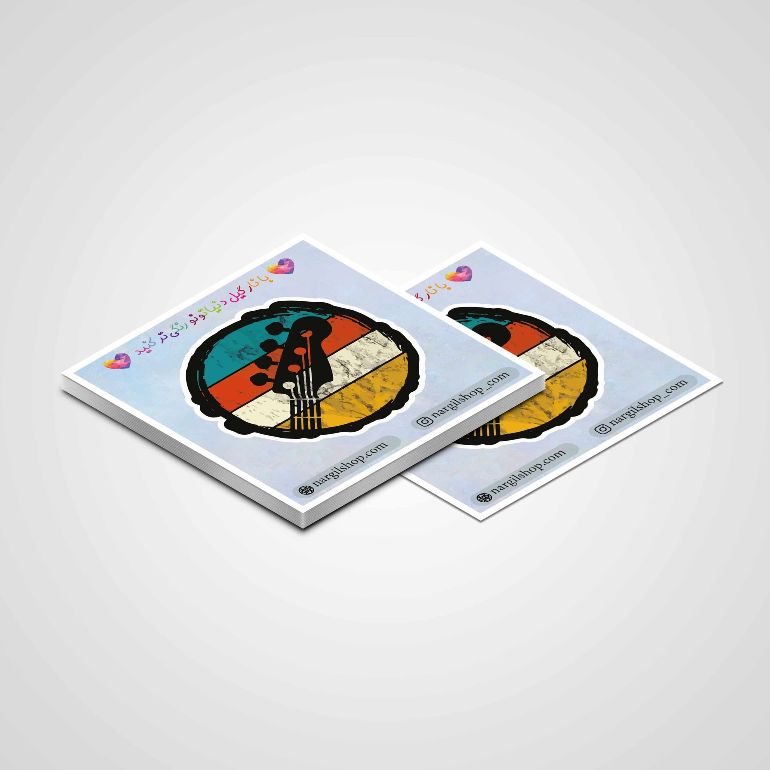استیکر ساز گیتار 27 | Guitar sticker 27 — تصویر ۴