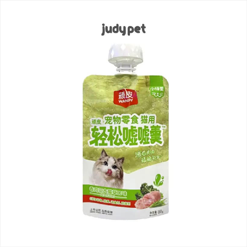 پودینگ گربه ونپی چینی با طعم مرغ و علف گربه — تصویر ۲