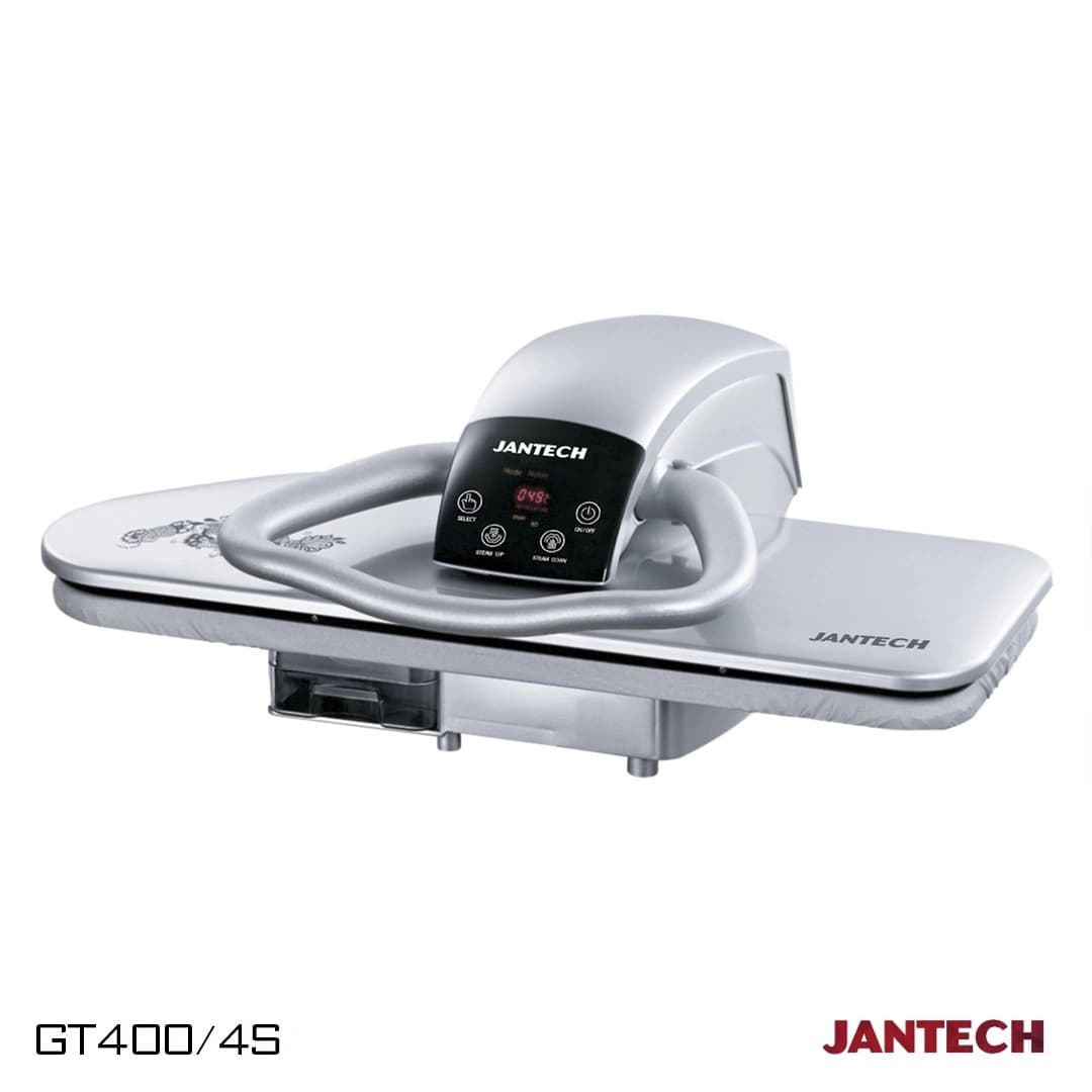 اتو پرس اتومات بخار دو طرفه ۳۲ اینچ نمایشگر دیجیتال جانتک مدل GT400