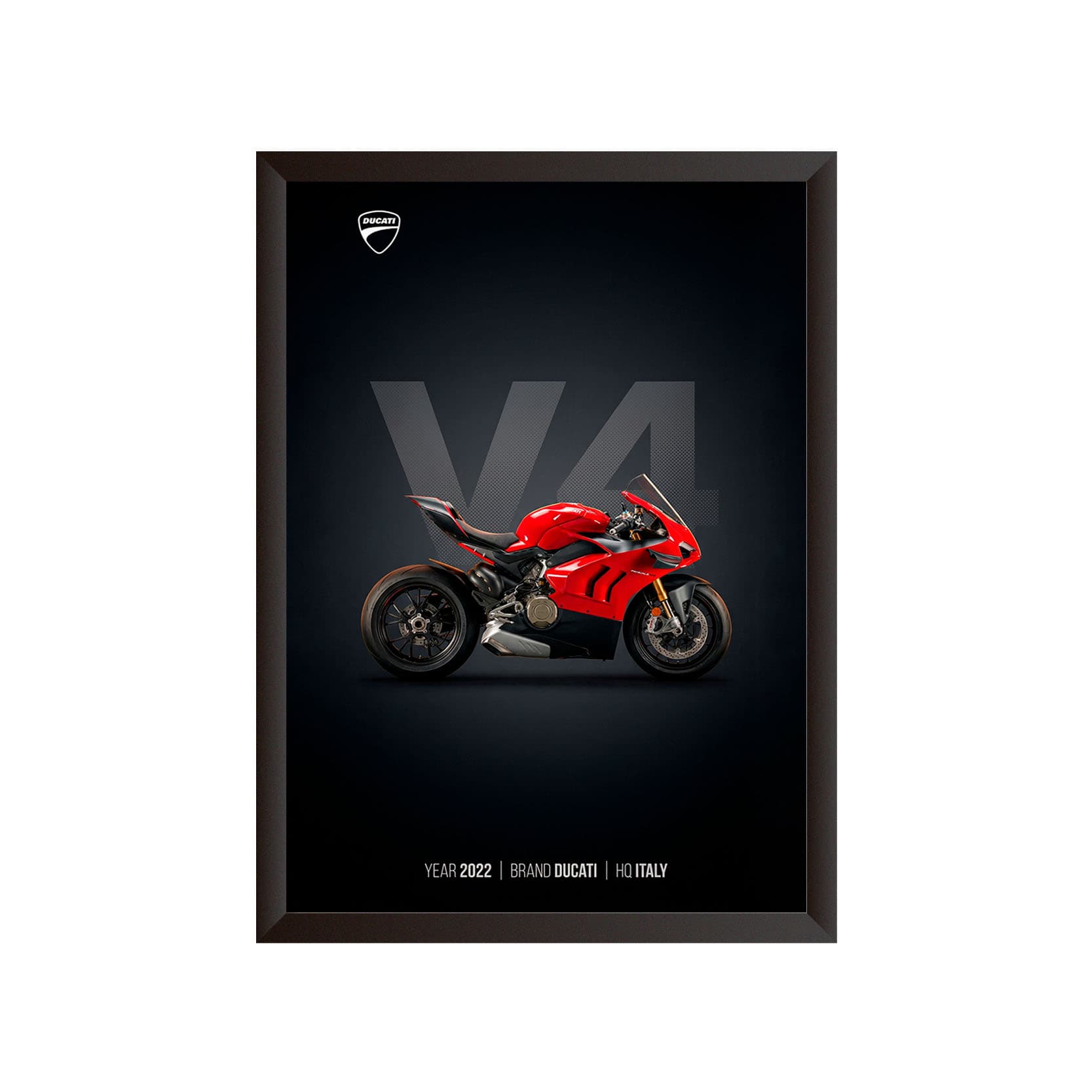 قاب عکس Ducati Panigale V4 (طرح g1) — تصویر ۳