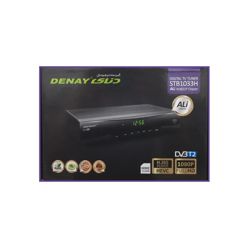 گیرنده دیجیتال دنای مدل STB1033H DVB-T2 — تصویر ۵