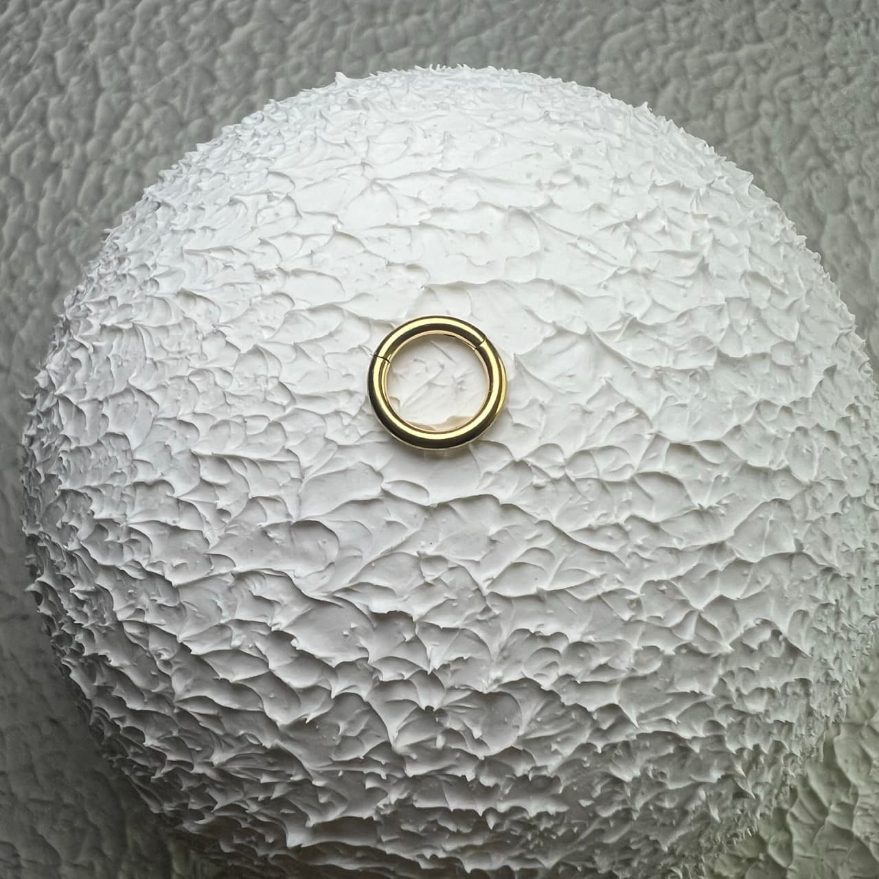 پیرسینگ حلقه ای طلایی 1168 (6mm)