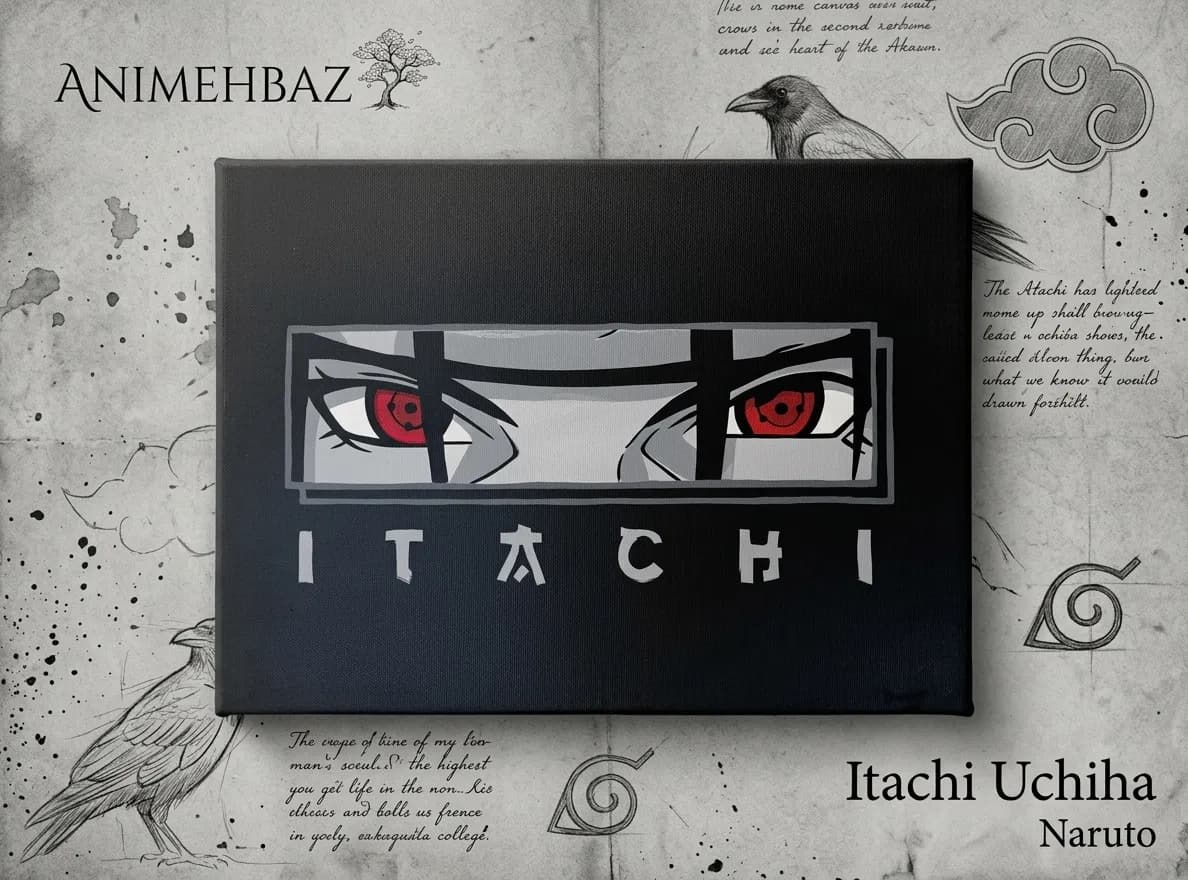 تابلو بوم ایتاچی اوچیها ناروتو طرح شارینگان