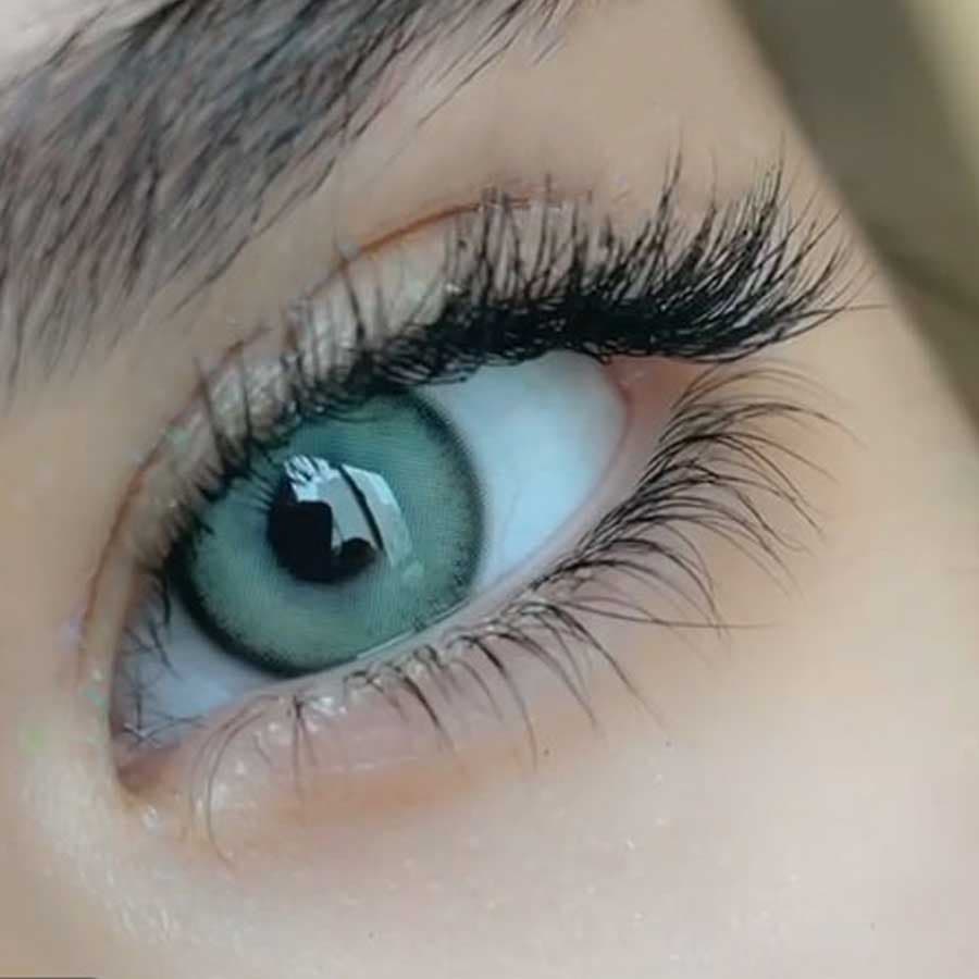 لنز رنگی سلنا ورسا طوسی آبی فیروزه ای دوردار سالانه — تصویر ۸