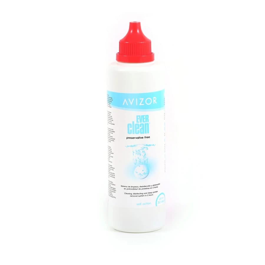 محلول شست و شو و نگهداری لنز سخت و اسکلرال اورکلین Avizor Ever Clean — تصویر ۶