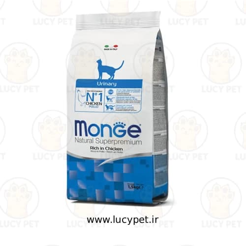 غذای خشک گربه یورینری مونژه طعم مرغ (Urinary) 1.5 کیلوگرم