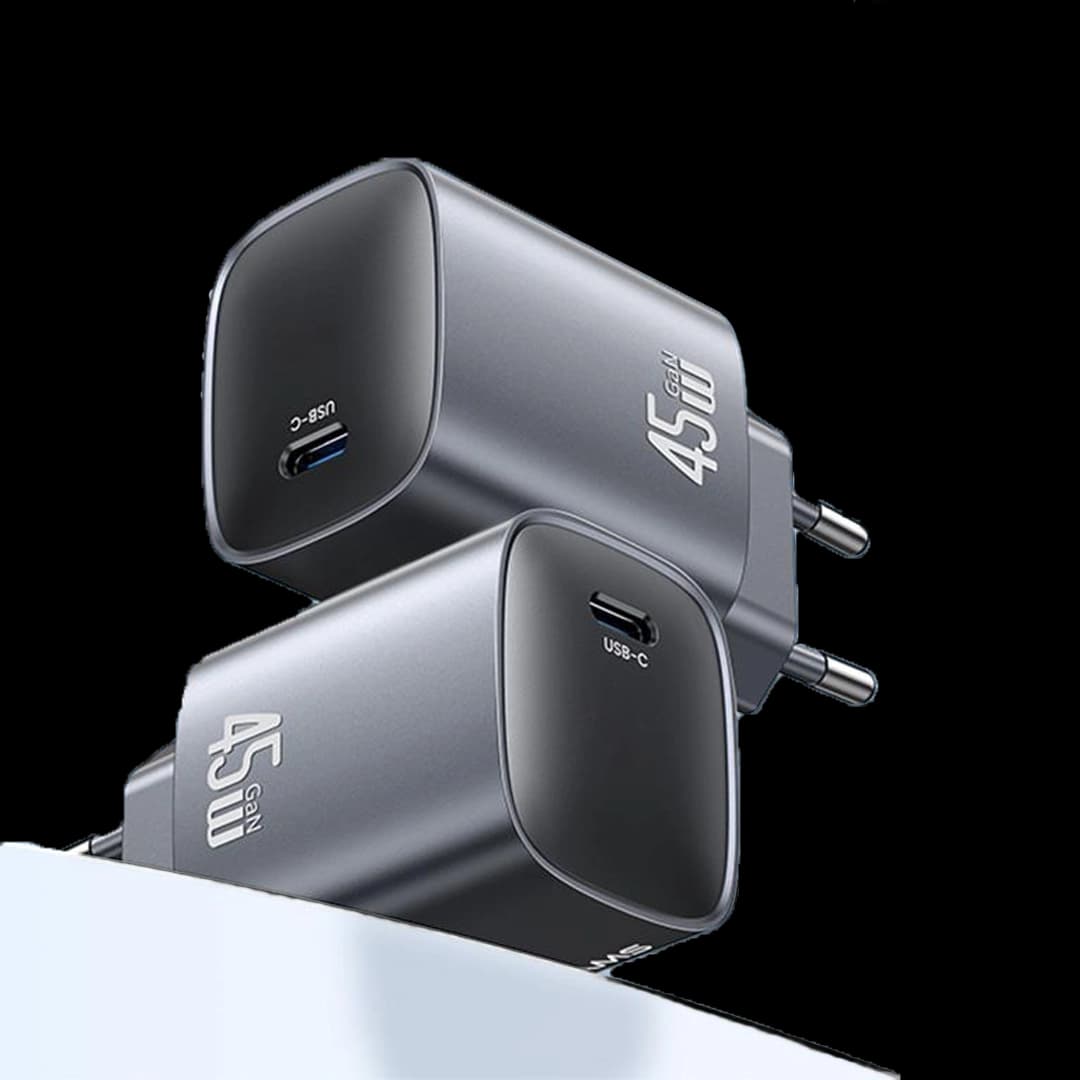 شارژر دیواری یوسمز USAMS CC323 T66 توان 45 وات — تصویر ۹