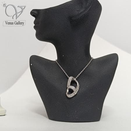 نیم ست نقره زنانه طرح بی نهایت فانتزی کد8876 — تصویر ۲