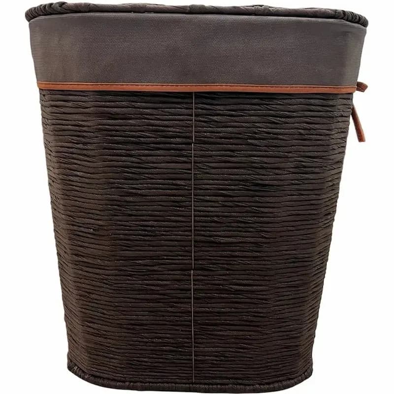 سبد رخت چرک مدل حصیری سایز بزرگ پیشتاز کاوه کد 1022 — تصویر ۸