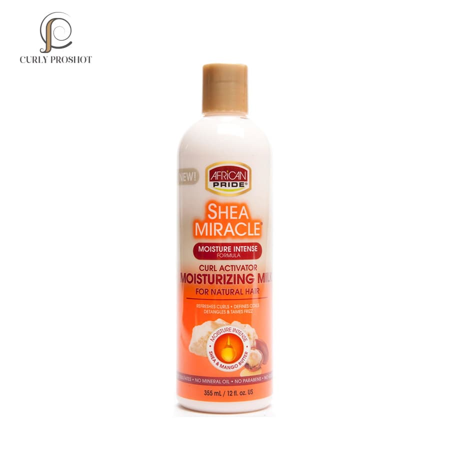 اکتیویتور فعال کننده فر مو آفریکن پراید African Pride Shea Miracle Curl Activator Moisturizing Milk — تصویر ۶