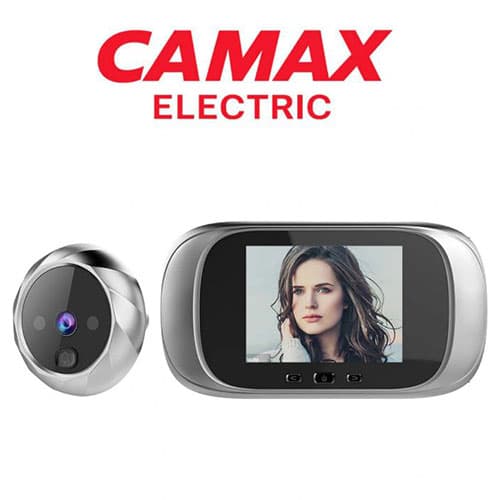 چشمی درب دیجیتال حافظهدار و شاسی زنگ کامکث CAMAX — تصویر ۲