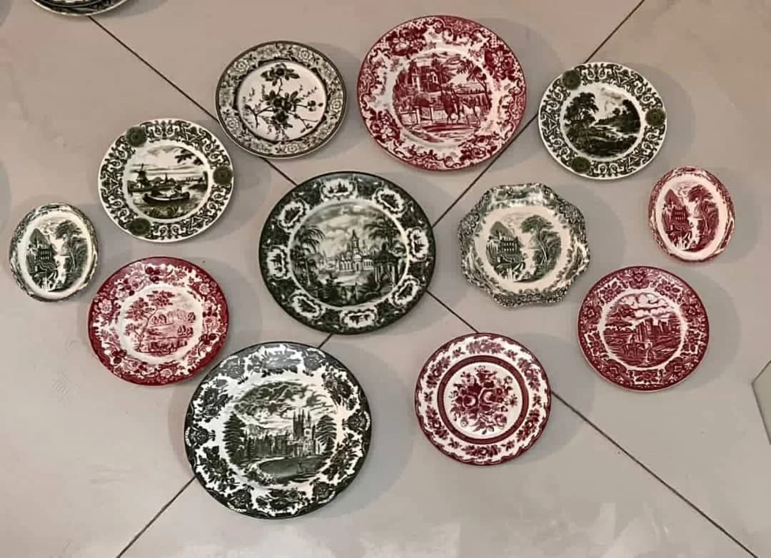 پک دیواری ۱۲ عددی ۲ رنگ سبز و قرمز — تصویر ۲