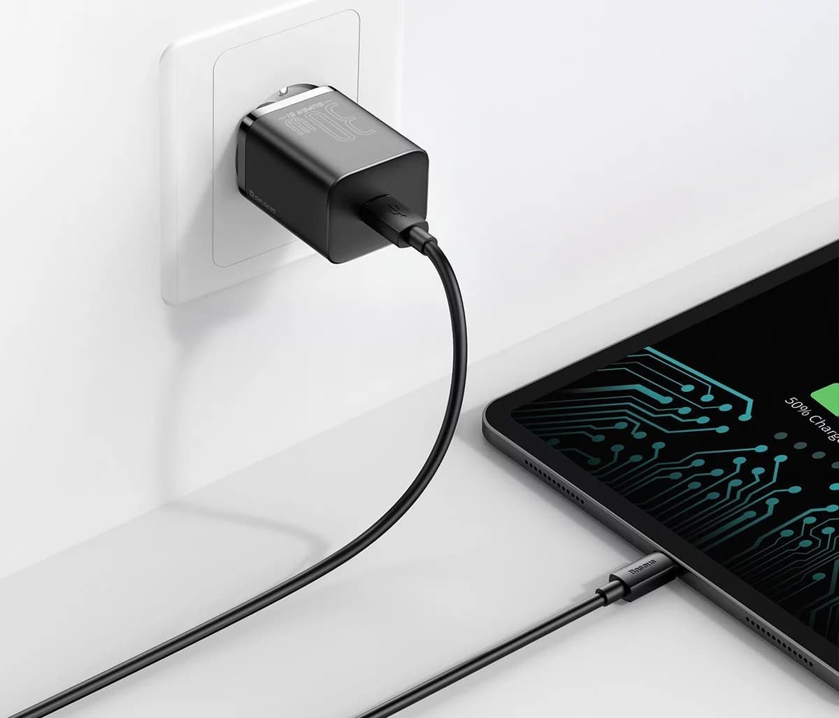 شارژر دیواری بیسوس همراه کابل لایتنینگ مدل TZCCSUP — تصویر ۷
