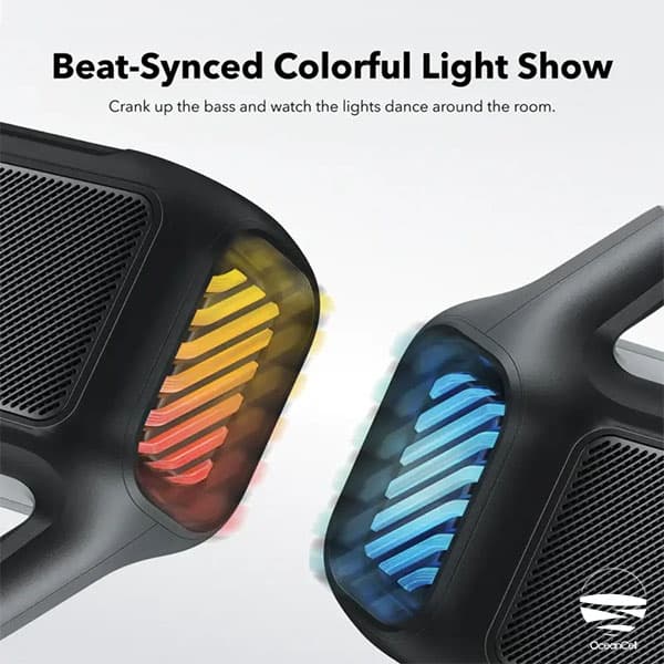 اسپیکر بلوتوثی قابل حمل انکر مدل Aernk SoundCore Boom 2 A3138 با توان ۸۰ وات — تصویر ۱۱