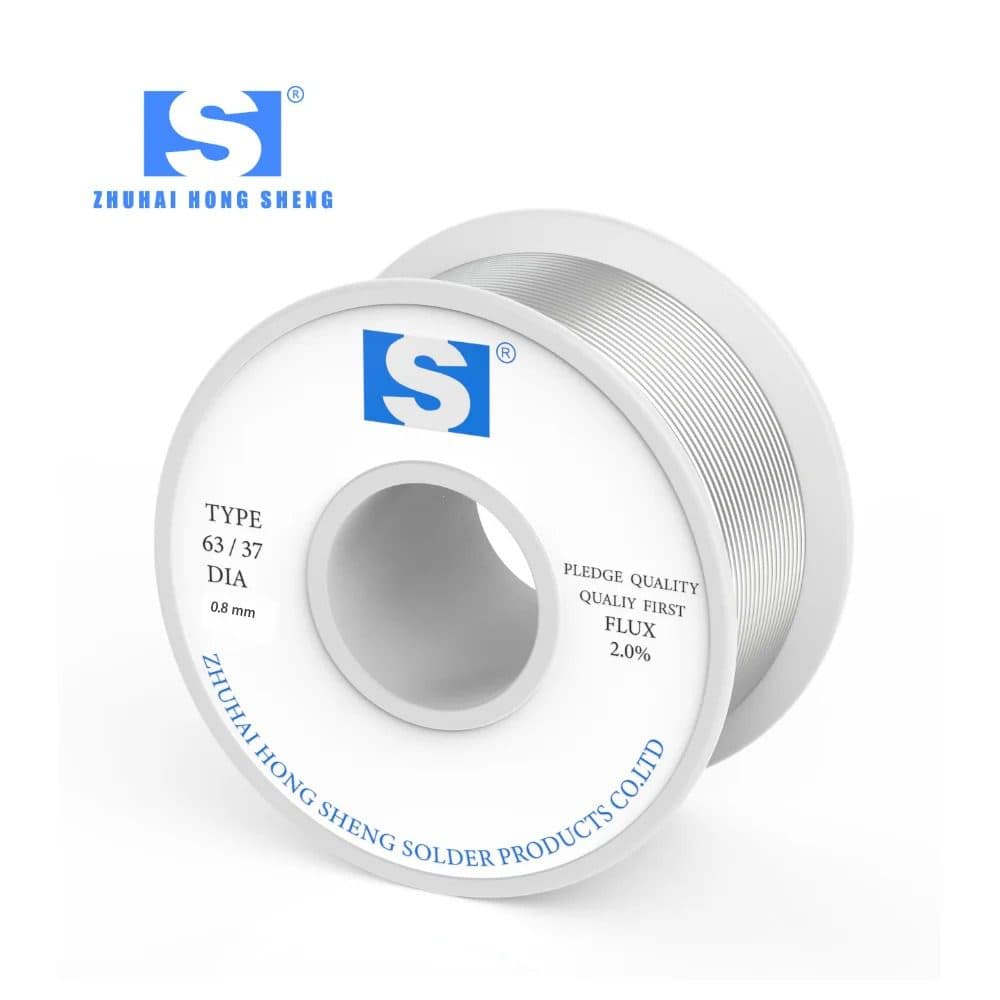 سیم لحیم 0.8m 100gr ZHUHAI HONG SHENG — تصویر ۳