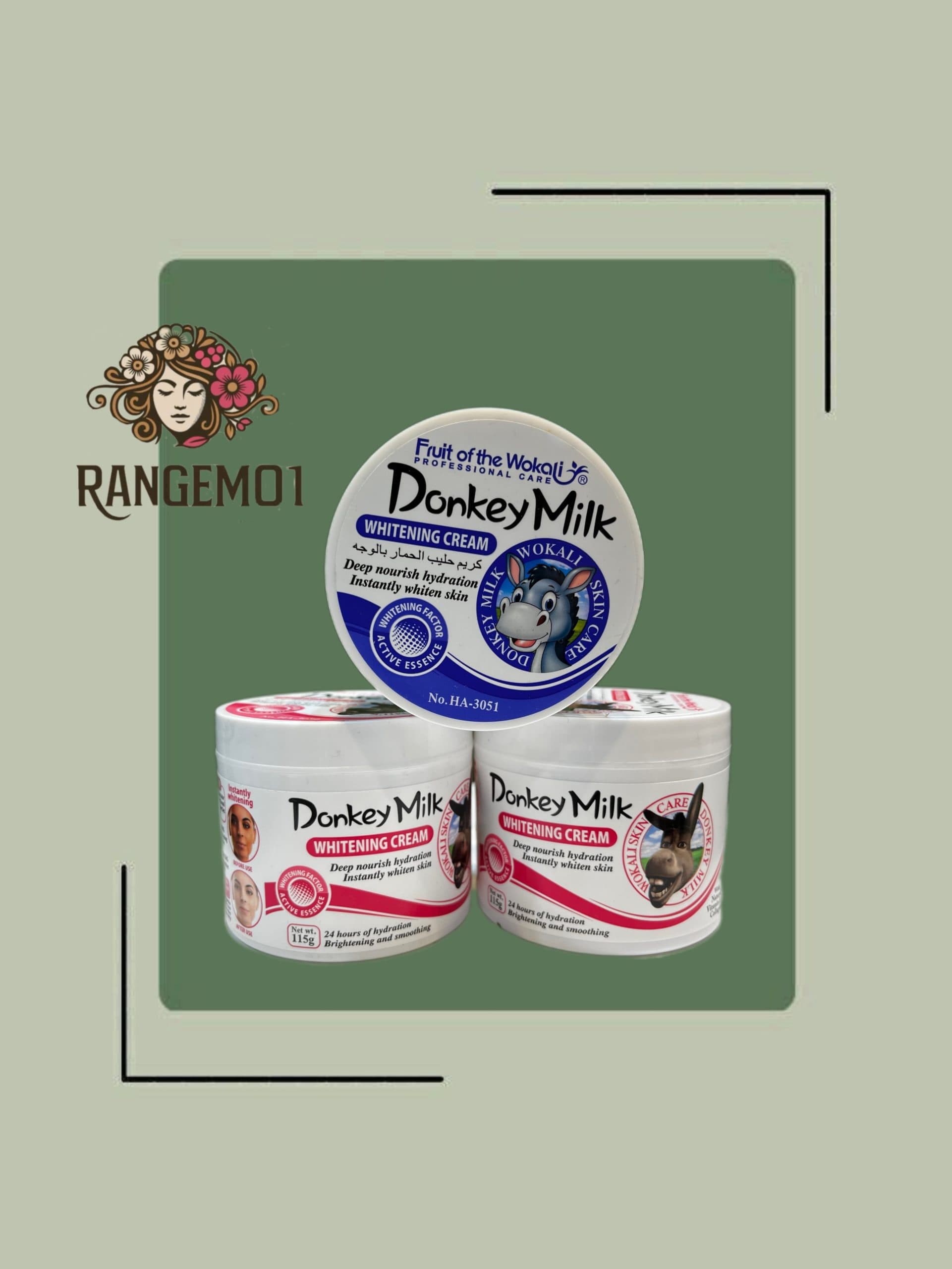 کرم سفید کننده Donkey milk