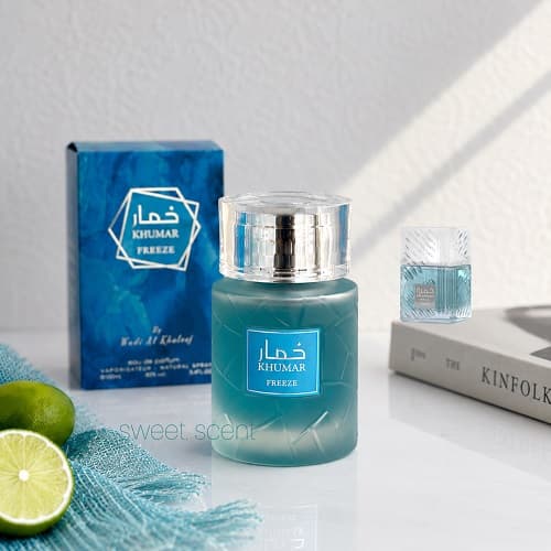عطر ادکلن خمار فریز وادی الخلیج رایحه ادکلن خمره واها لطافه | Khumar Freeze By Wadi Al khaleej (Lattafa Khamrah Waha) حجم 100 میل(شرکتی) — تصویر ۴