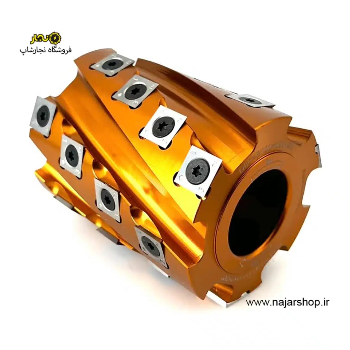 توپی فرز پرداخت قطر 8 کارگیر 10 تورنادو کد T8010035-535 — تصویر ۳