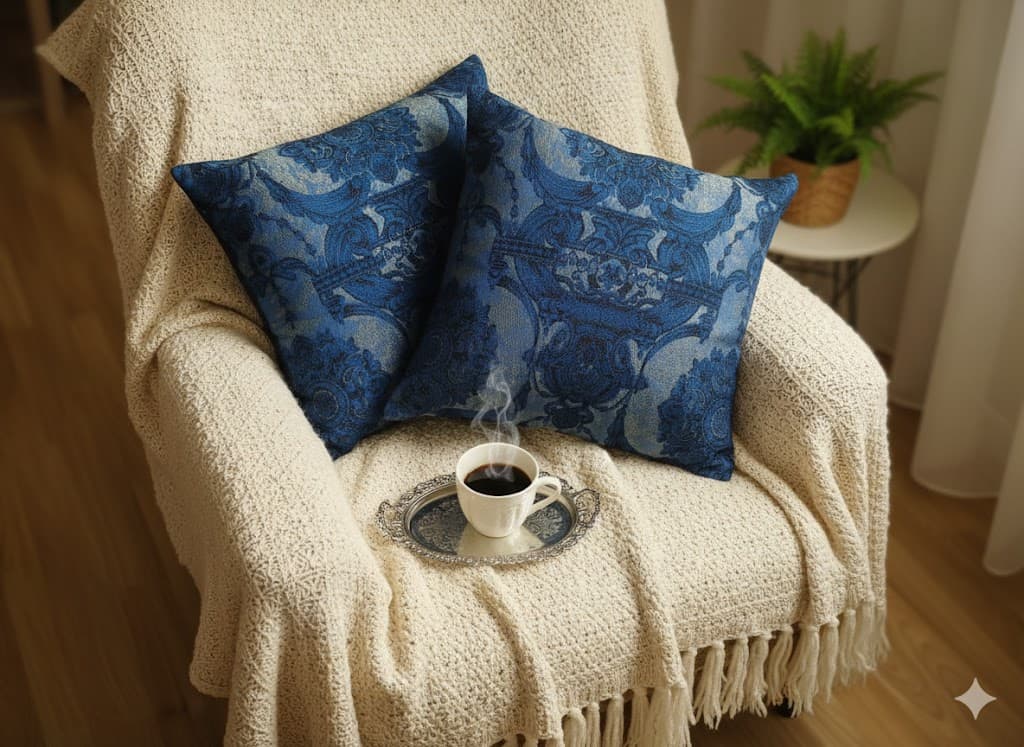 کاور کوسن مدل ساتن مبلی (بسته دو عددی) سایز 40*40 کد20320 — تصویر ۶