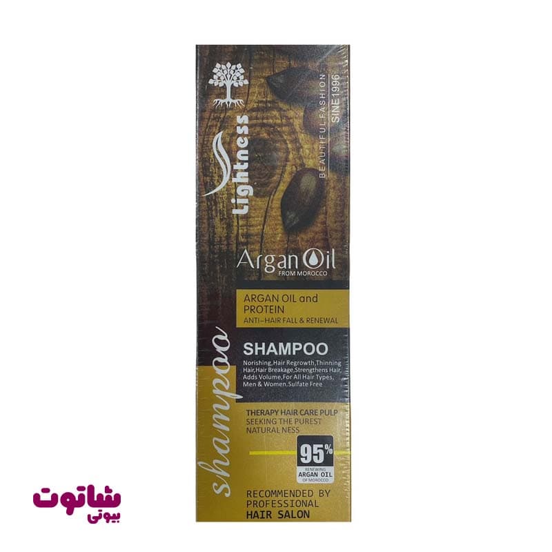 شامپو پروتئین لایتنس مدل argan oil حجم 900 میل — تصویر ۶