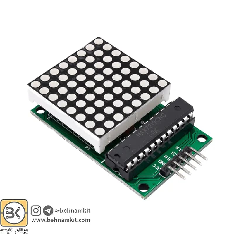 ماژول نمایشگر دات ماتریس 8×8