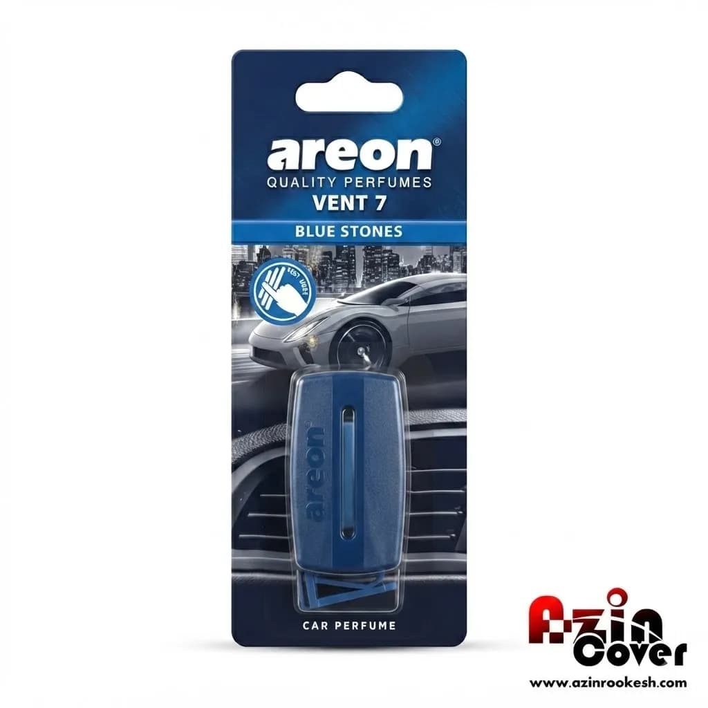 خوشبو کننده دریچه کولر خودرو AREON با رایحه سنگ های آبی