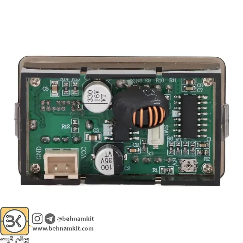 ماژول نشانگر ظرفيت و ولتاژ باتری 8 تا 30 ولت بارگراف و ولتاژ با دو پورت USB و Type-C — تصویر ۱۲
