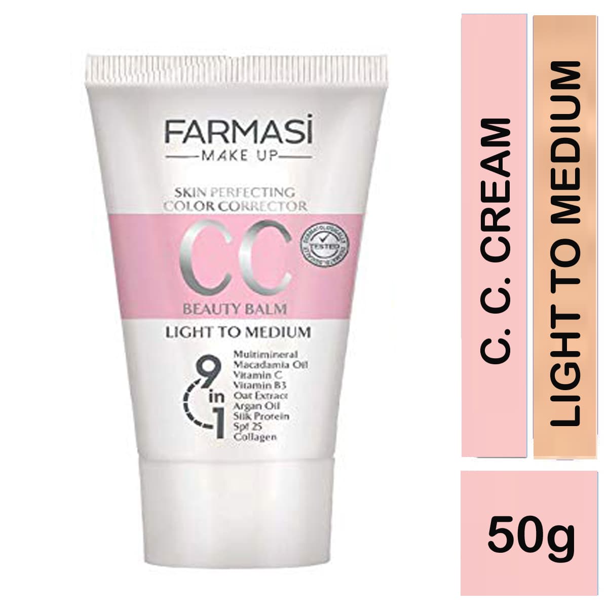 سی سی کرم فارماسی شماره 02 رنگ Light to Medium حجم 50 میل — تصویر ۶