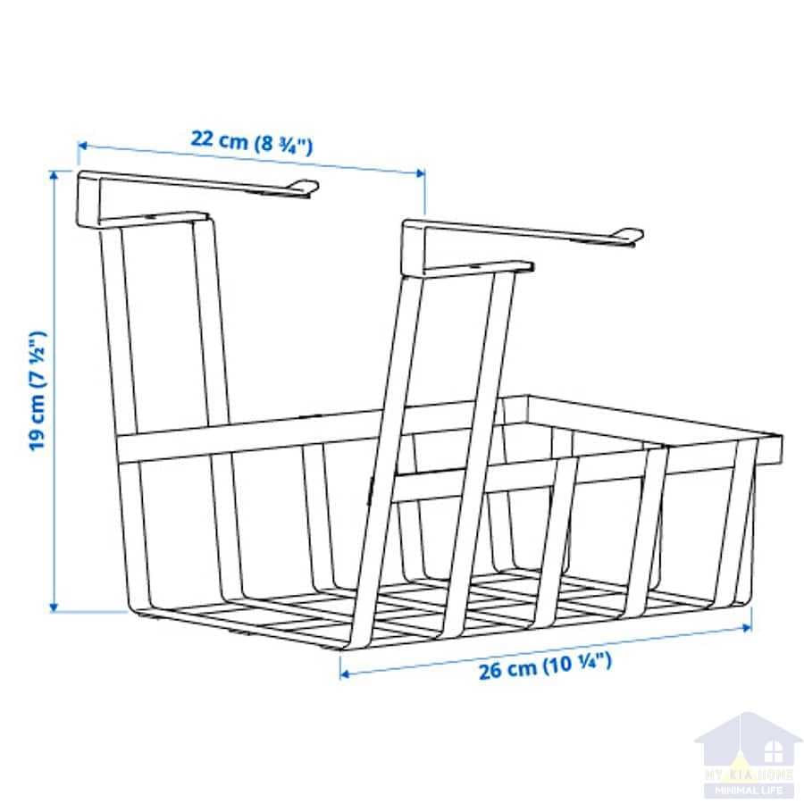 سبد آویز کابینت ایکیا مدل PALYCKE — تصویر ۷