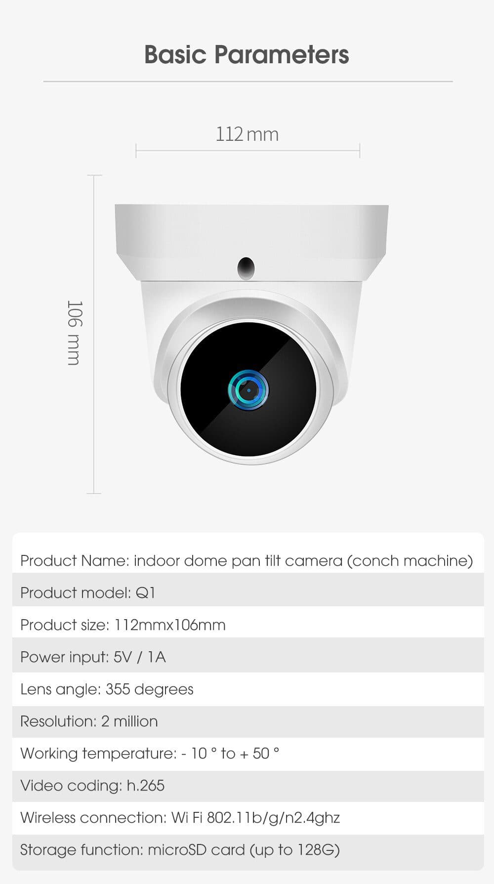 دوربین دام چرخشی بیسیم مدل V380 PRO — تصویر ۸