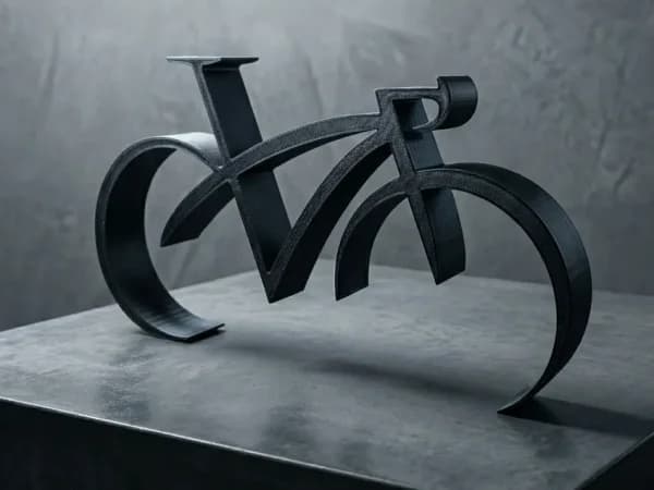 دکوری دوچرخه مینیمال VELO | چاپ سهبعدی — تصویر ۵
