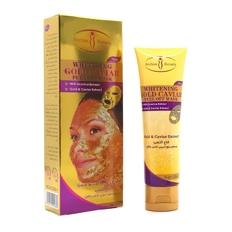 ماسک صورت طلا 24 عیار و خاویار آیچون بیوتی — تصویر ۲