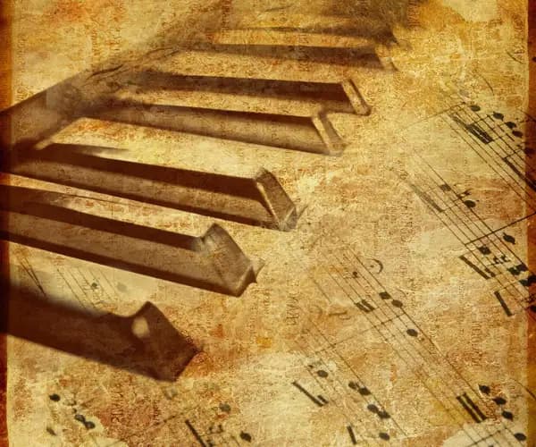 پوستر دیواری گرانچ طرح پیانو — تصویر ۴