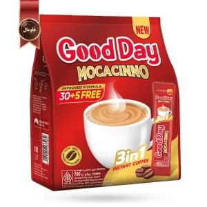 کافی میکس گوددی good day مدل موکاچینو mococinno پک 35 ساشه ای (اورجینال)