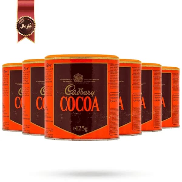 6 عدد پودر کاکائو کدبری Cadbury cocoa powder وزن 125 گرم (اورجینال) — تصویر ۲