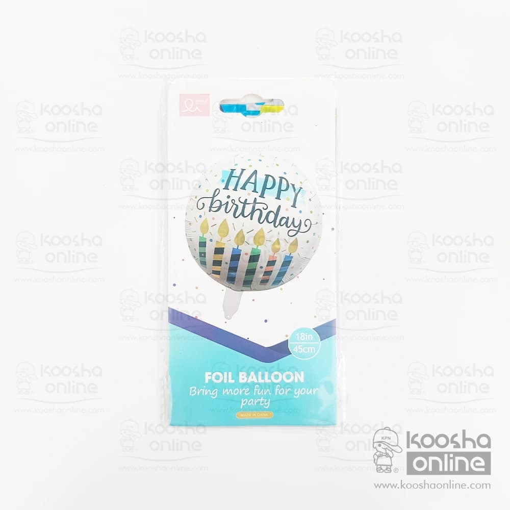 بادکنک فویلی happy birthday — تصویر ۲