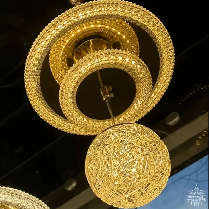 لوستر آویز مدرن کروشا کد M1048 — تصویر ۵