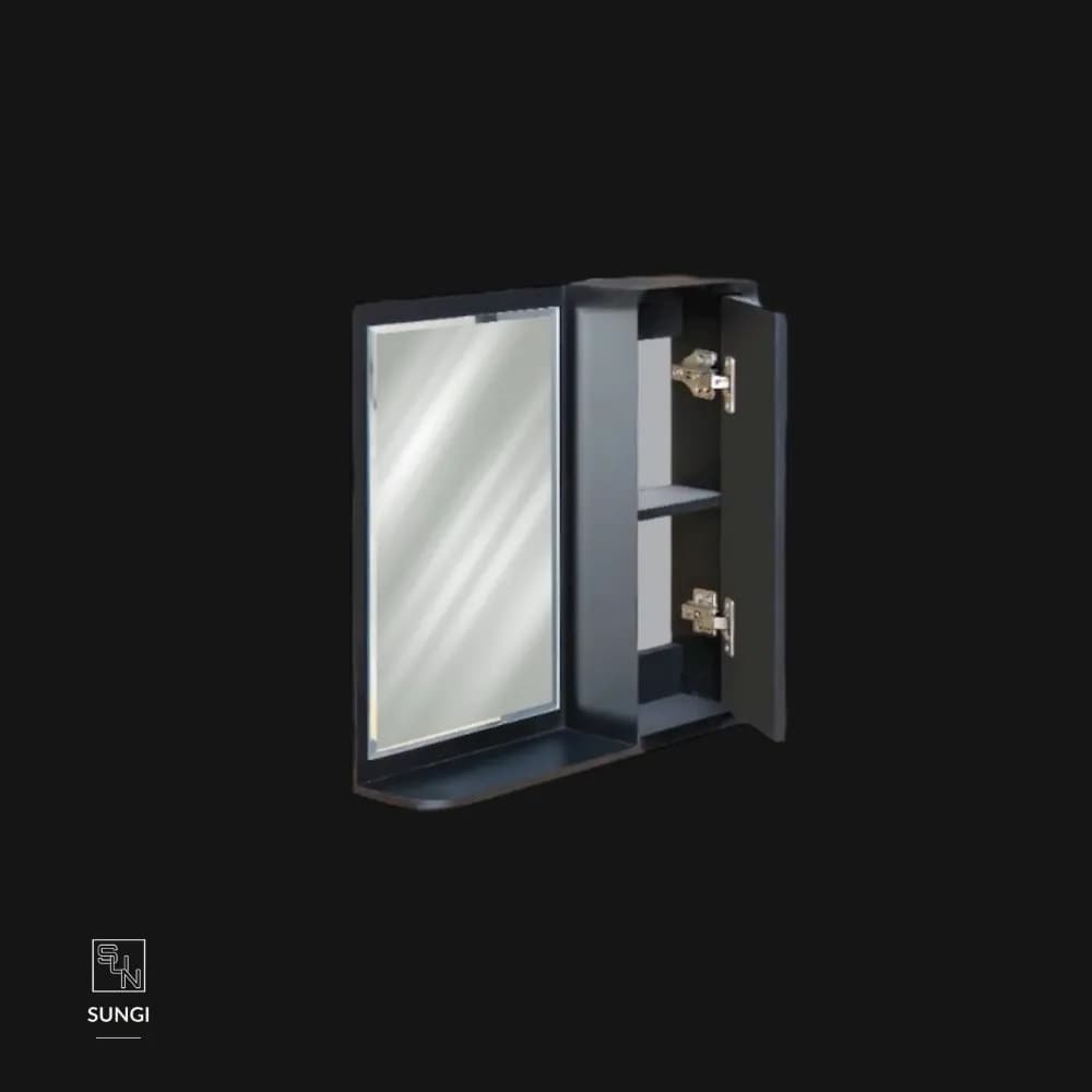 ست کابینت و روشویی بی اس سی مدل پخی مشکی کد 250 — تصویر ۱۰