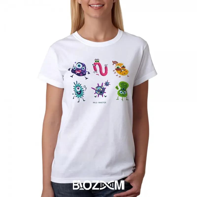 تیشرت طرح mold monster زیست شناسی – کد 161 — تصویر ۶
