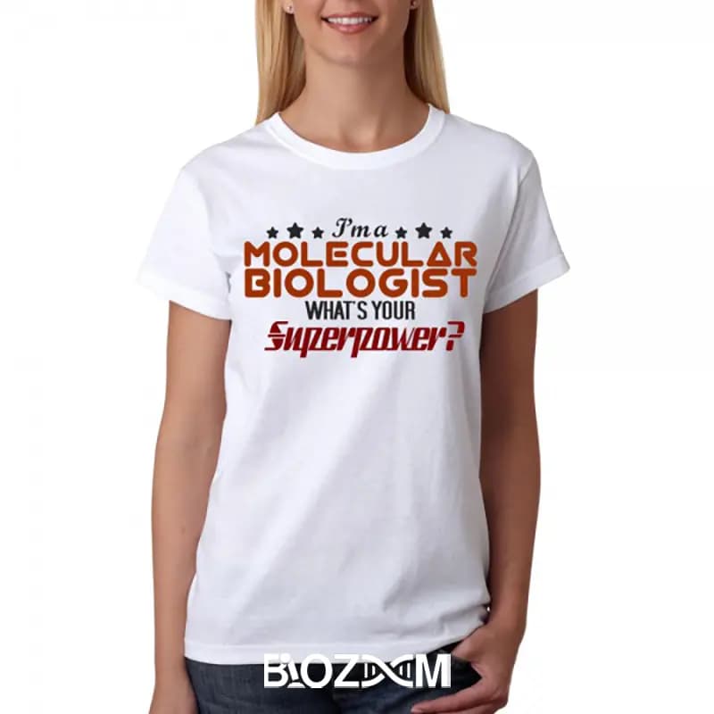 تیشرت طرح molecular biologist زیست شناسی – کد 163 — تصویر ۶