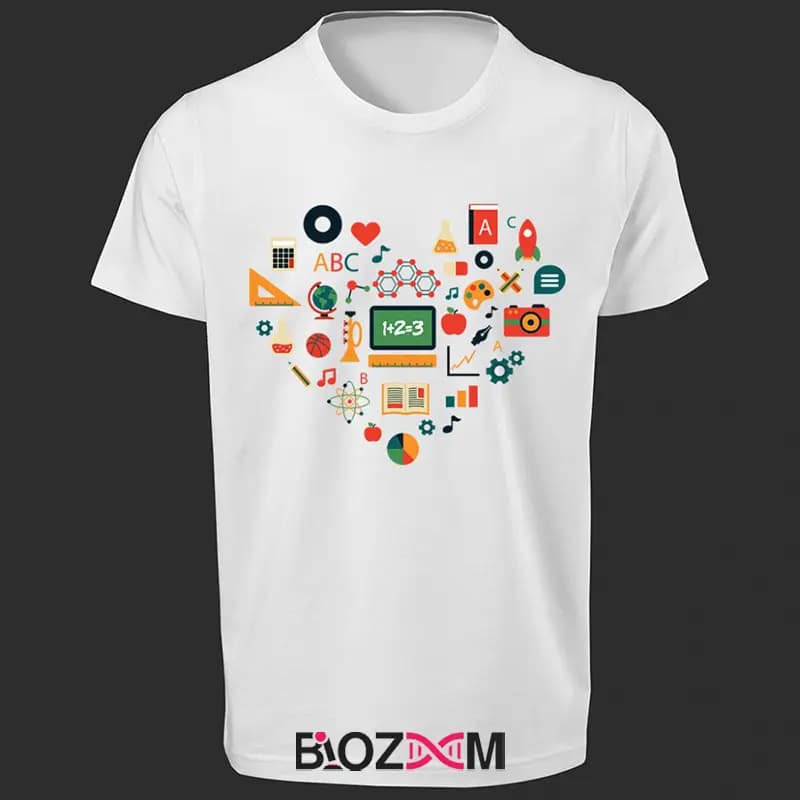 تیشرت طرح sciences زیست شناسی – کد 167 — تصویر ۵