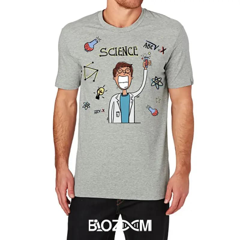 تیشرت طرح science 2 زیست شناسی – کد 180 — تصویر ۷
